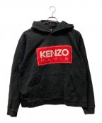 KENZOケンゾー）の古着「ロゴパッチパーカー」｜ブラック