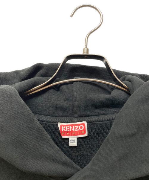KENZO（ケンゾー）KENZO (ケンゾー) ロゴパッチパーカー ブラック サイズ:SIZE XXLの古着・服飾アイテム