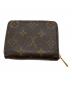 LOUIS VUITTON (ルイ ヴィトン) モノグラム ジッピー コインパース ブラウン：24000円
