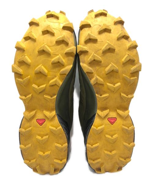 SALOMON（サロモン）SALOMON (サロモン) speed cross 5 グリーン×イエロー サイズ:26.5㎝の古着・服飾アイテム
