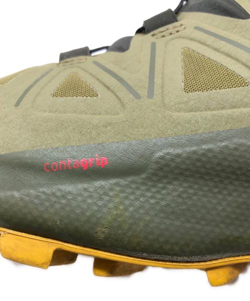 SALOMON（サロモン）SALOMON (サロモン) speed cross 5 グリーン×イエロー サイズ:26.5㎝の古着・服飾アイテム