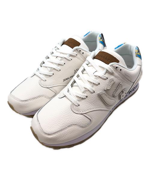 via SANGACIO（ヴィア・サンガチオ）via SANGACIO (ヴィア・サンガチオ) Jean Michel Basquiat (ジャンミシェルバスキア) にゅ～ず ホワイト サイズ:26.5㎝の古着・服飾アイテム