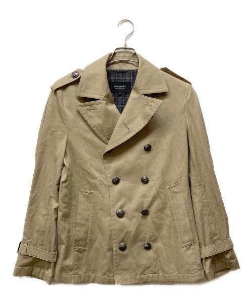 BURBERRY BLACK LABEL（バーバリーブラックレーベル）BURBERRY BLACK LABEL (バーバリーブラックレーベル) Pコート ベージュ サイズ:Mの古着・服飾アイテム
