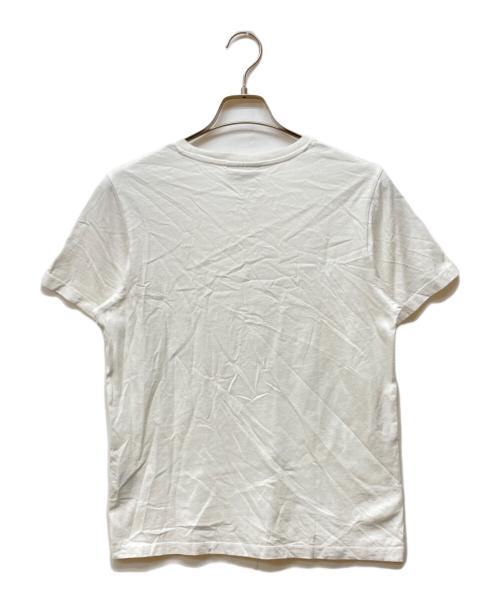 maison kitsune（アシッドメゾンキツネ）MAISON KITSUNE (メゾンキツネ) FOX HEAD PATCH REGULAR TEE-SHIRT ホワイト サイズ:Mの古着・服飾アイテム