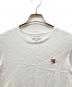 MAISON KITSUNE (メゾンキツネ) FOX HEAD PATCH REGULAR TEE-SHIRT ホワイト サイズ:M：7000円