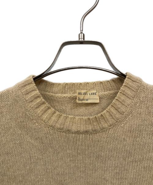 HELMUT LANG（ヘルムートラング）HELMUT LANG (ヘルムートラング) クルーネックニット アイボリー サイズ:XSの古着・服飾アイテム