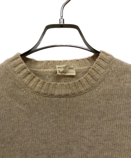 HELMUT LANG（ヘルムートラング）HELMUT LANG (ヘルムートラング) クルーネックニット アイボリー サイズ:XSの古着・服飾アイテム
