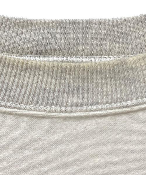 SAINT MICHAEL（セントマイケル）SAINT MICHAEL (セントマイケル) SWEAT SHIRT COLLEGE アイボリー×グレー サイズ:SIZE Lの古着・服飾アイテム