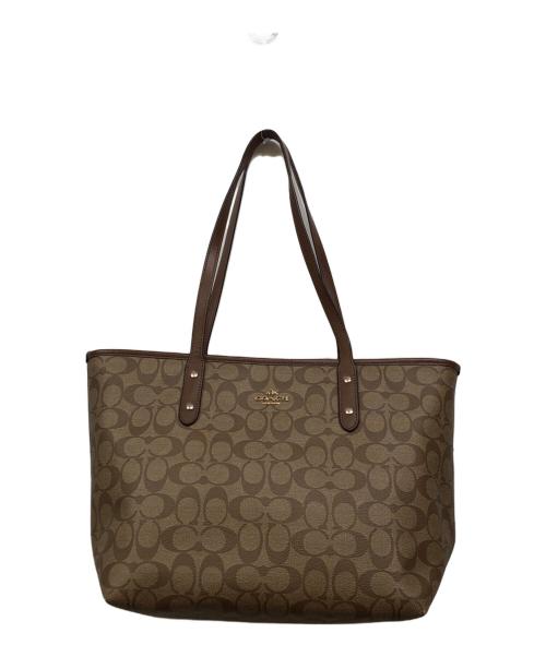 COACH（コーチ）COACH (コーチ) トートバッグ ブラウンの古着・服飾アイテム