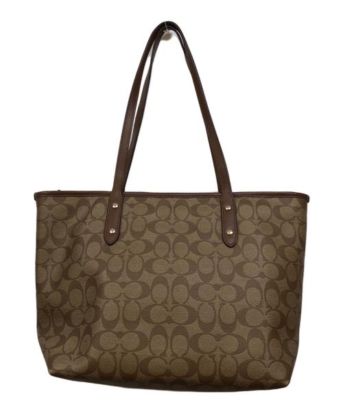COACH（コーチ）COACH (コーチ) トートバッグ ブラウンの古着・服飾アイテム