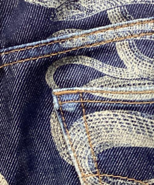 hysterics（ヒステリックス）hysterics (ヒステリックス) スネイクループデニムパンツ インディゴ サイズ:Sの古着・服飾アイテム