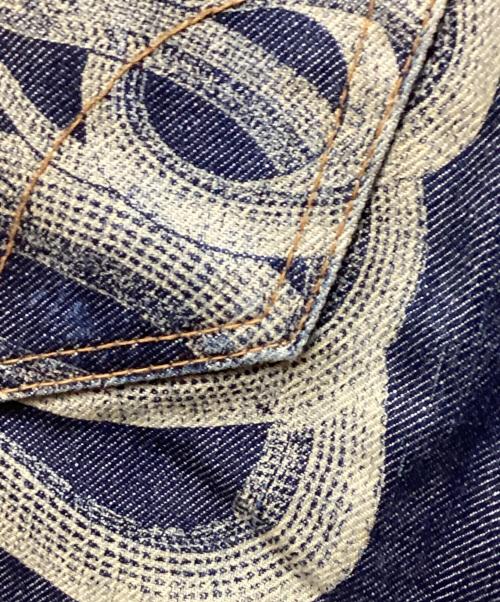 hysterics（ヒステリックス）hysterics (ヒステリックス) スネイクループデニムパンツ インディゴ サイズ:Sの古着・服飾アイテム