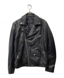 JACKROSE（ジャックローズ）の古着「ダブルライダースジャケット」｜ブラック