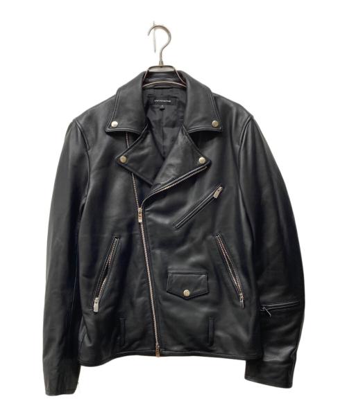 JACKROSE（ジャックローズ）JACKROSE (ジャックローズ) ダブルライダースジャケット ブラック サイズ:Mの古着・服飾アイテム