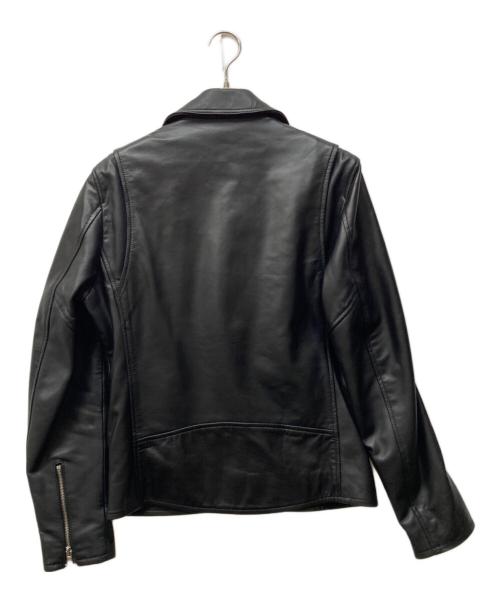 JACKROSE（ジャックローズ）JACKROSE (ジャックローズ) ダブルライダースジャケット ブラック サイズ:Mの古着・服飾アイテム