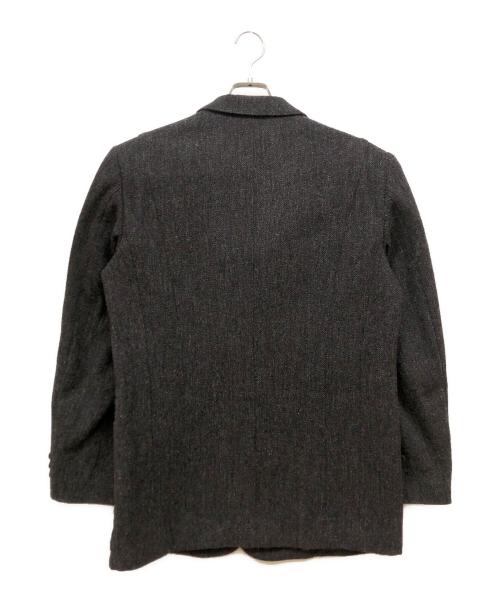 PAPAS（パパス）PAPAS (パパス) ツイードテーラードジャケット ブラウン サイズ:Mの古着・服飾アイテム