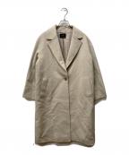 23区ニジュウサンク）の古着「ウールアンゴラビーバーチェスターコート」｜ベージュ
