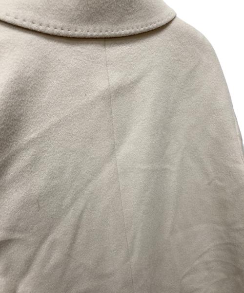 23区（ニジュウサンク）23区 (ニジュウサンク) ウールアンゴラビーバーチェスターコート ベージュ サイズ:38の古着・服飾アイテム