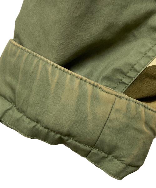 A BATHING APE（ア ベイシング エイプ）A BATHING APE (ア ベイシング エイプ) カモ切替モッズコート カーキ サイズ:SIZE XLの古着・服飾アイテム