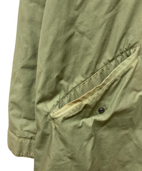 A BATHING APE（ア ベイシング エイプ）A BATHING APE (ア ベイシング エイプ) カモ切替モッズコート カーキ サイズ:SIZE XLの古着・服飾アイテム