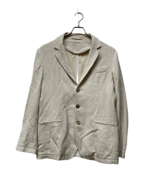 GIORGIO ARMANI（ジョルジョアルマーニ）GIORGIO ARMANI (ジョルジョアルマーニ) リネン混3Bジャケット ホワイト サイズ:SIZE 50の古着・服飾アイテム