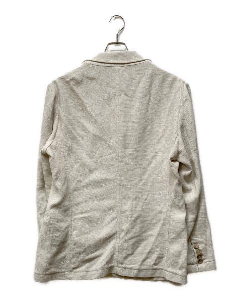 GIORGIO ARMANI（ジョルジョアルマーニ）GIORGIO ARMANI (ジョルジョアルマーニ) リネン混3Bジャケット ホワイト サイズ:SIZE 50の古着・服飾アイテム