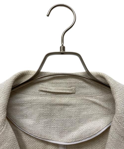 GIORGIO ARMANI（ジョルジョアルマーニ）GIORGIO ARMANI (ジョルジョアルマーニ) リネン混3Bジャケット ホワイト サイズ:SIZE 50の古着・服飾アイテム