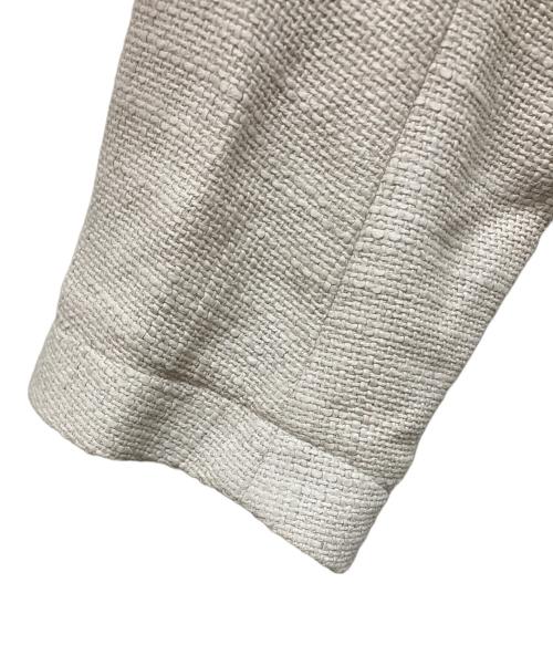 GIORGIO ARMANI（ジョルジョアルマーニ）GIORGIO ARMANI (ジョルジョアルマーニ) リネン混3Bジャケット ホワイト サイズ:SIZE 50の古着・服飾アイテム