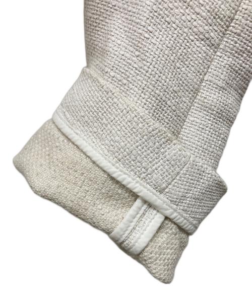 GIORGIO ARMANI（ジョルジョアルマーニ）GIORGIO ARMANI (ジョルジョアルマーニ) リネン混3Bジャケット ホワイト サイズ:SIZE 50の古着・服飾アイテム