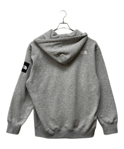 THE NORTH FACE（ザ ノース フェイス）THE NORTH FACE (ザ ノース フェイス) スクエアロゴフルジップパ―カー グレー サイズ:SIZE XXLの古着・服飾アイテム