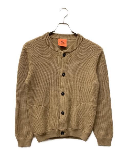 ANDERSEN-ANDERSEN（アンデルセン アンデルセン）ANDERSEN-ANDERSEN (アンデルセン アンデルセン) SKIPPER CARDIGAN ブラウン サイズ:Mの古着・服飾アイテム