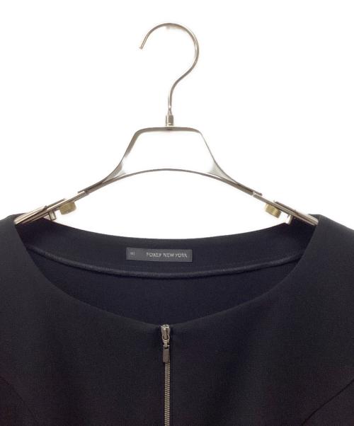 FOXEY NEWYORK（フォクシーニューヨーク）FOXEY NEWYORK (フォクシーニューヨーク) ストレッチワンピース ブラック サイズ:SIZE 42の古着・服飾アイテム