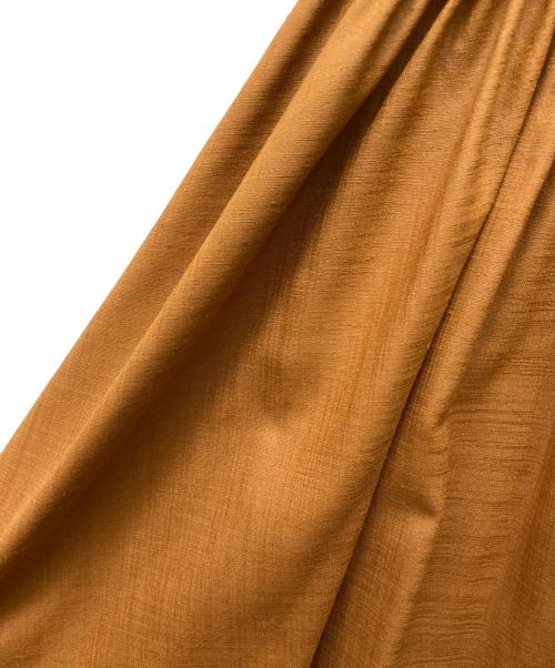 FOXEY NEWYORK（フォクシーニューヨーク）FOXEY NEWYORK (フォクシーニューヨーク) ノースリーブワンピース オレンジ サイズ:SIZE 42の古着・服飾アイテム