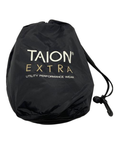 TAION（タイオン）TAION (タイオン) クルーネック インナーダウンセット ブラック サイズ:SIZE M 未使用品の古着・服飾アイテム