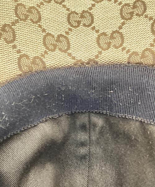 GUCCI（グッチ）GUCCI (グッチ) ベースボールキャップ ブラウンの古着・服飾アイテム