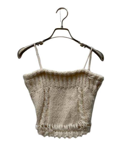 ANDMARY（アンドマリー）andmary (アンドマリー) Leo hood knit set アイボリー サイズ:SIZE Freeの古着・服飾アイテム