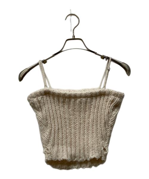 ANDMARY（アンドマリー）andmary (アンドマリー) Leo hood knit set アイボリー サイズ:SIZE Freeの古着・服飾アイテム