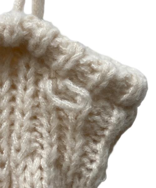 ANDMARY（アンドマリー）andmary (アンドマリー) Leo hood knit set アイボリー サイズ:SIZE Freeの古着・服飾アイテム