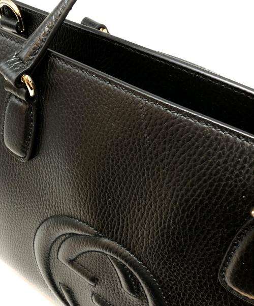 GUCCI（グッチ）GUCCI (グッチ) インターロッキングソーホー ショルダーバッグの古着・服飾アイテム