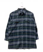 POLO RALPH LAURENポロ・ラルフローレン）の古着「BENFORD ネルシャツ」｜グレー