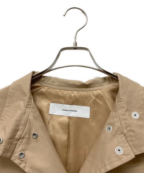 JOURNAL STANDARD（ジャーナルスタンダード）JOURNAL STANDARD (ジャーナルスタンダード) スタンドカラーテントコート ベージュ サイズ:SIZE 38の古着・服飾アイテム