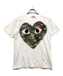 PLAY COMME des GARCONS（プレイコムデギャルソン）の古着「プリントTシャツ」｜ホワイト