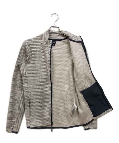 Patagonia（パタゴニア）Patagonia (パタゴニア) キッズ・R1 エア・フルジップ・ジャケット ベージュ サイズ:SIZE キッズXXLの古着・服飾アイテム