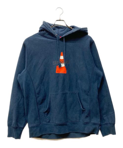 SUPREME（シュプリーム）Supreme (シュプリーム) 19FW CONE HOODED SWEATSHIRT ネイビー サイズ:SIZE Lの古着・服飾アイテム