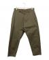 SOPHNET.（ソフネット）の古着「TAPERED CROPPED PANTS」｜ブラウン