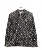 MARK&LONAマークアンドロナ）の古着「Lexington Fleece Polo」｜ブラック