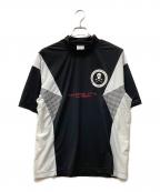 MARK&LONAマークアンドロナ）の古着「Emitter Tech Tee」｜ブラック×ホワイト