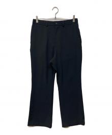 N.HOOLYWOOD（エヌ ハリウッド）の古着「フレアスラックス」｜ブラック