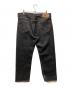 LEVI'S (リーバイス) 501XX先染めデニムパンツ ブラック サイズ:38：10000円