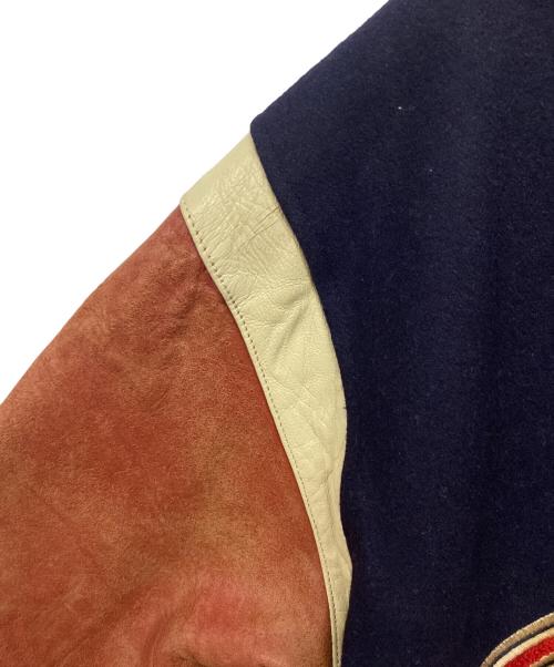 LOONEY TUNES（ルーニーチューンズ）LOONEY TUNES (ルーニーチューンズ) リバーシブルスタジャン ネイビー サイズ:Ⅼの古着・服飾アイテム